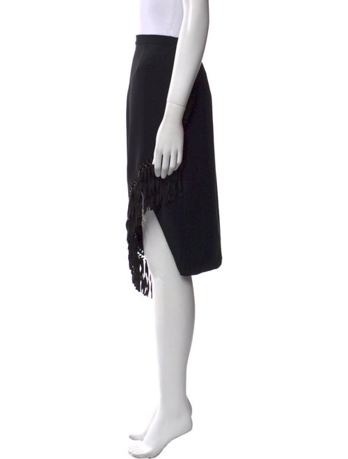 Sachin + Babi Noir Tassel Accents Knee-Length Skirt