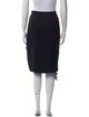 Sachin + Babi Noir Tassel Accents Knee-Length Skirt