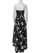 Sachin + Babi Noir Floral Print Midi Length Dress
