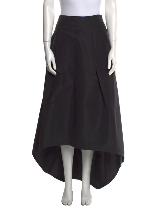 Sachin + Babi Noir Silk Midi Length Skirt