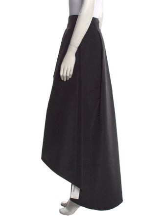 Sachin + Babi Noir Silk Midi Length Skirt