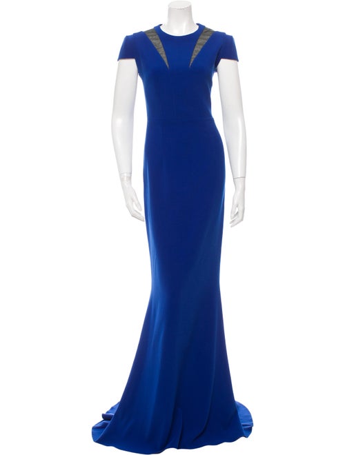 Safiyaa Cap Sleeve Evening Dress
