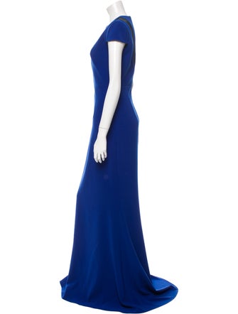 Safiyaa Cap Sleeve Evening Dress