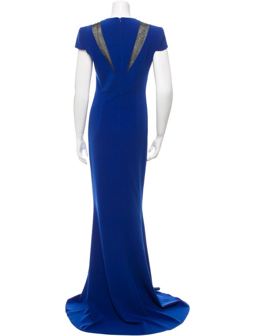 Safiyaa Cap Sleeve Evening Dress