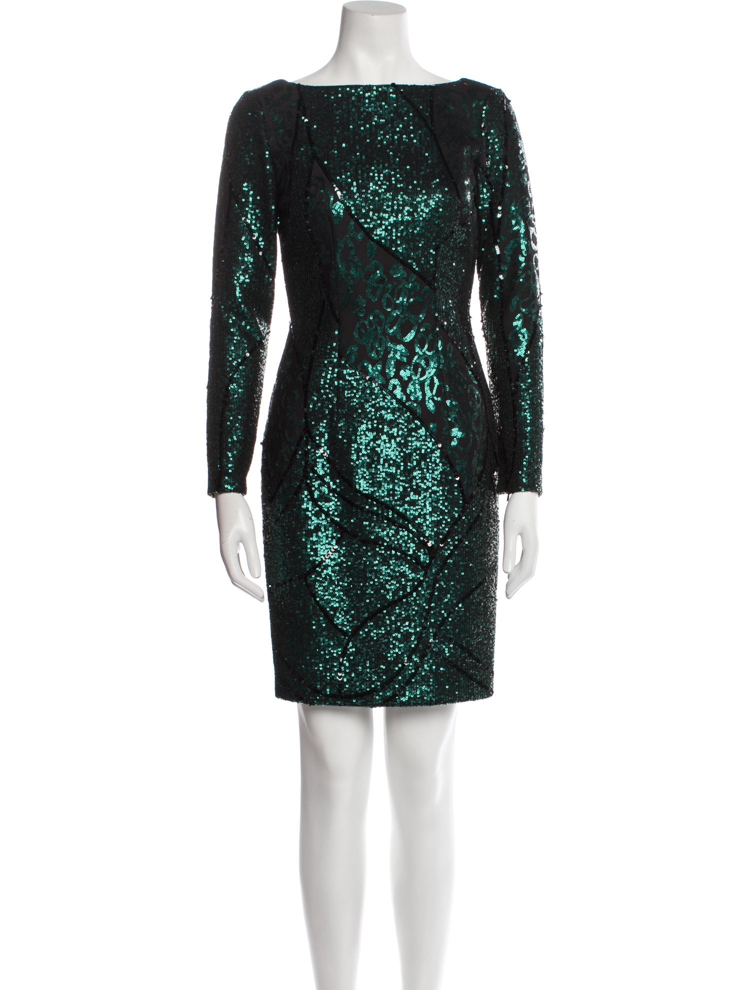 Safiyaa Bateau Neckline Mini Dress w/ Tags