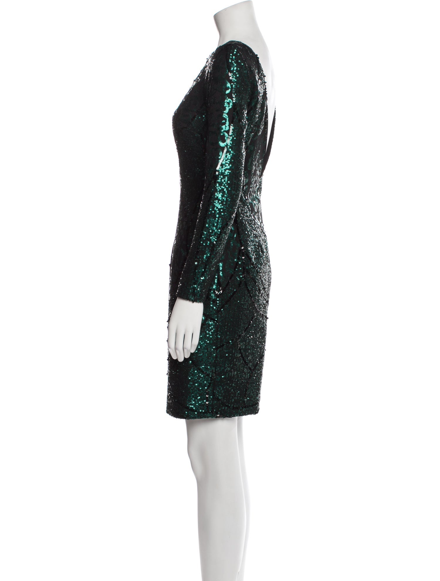 Safiyaa Bateau Neckline Mini Dress w/ Tags