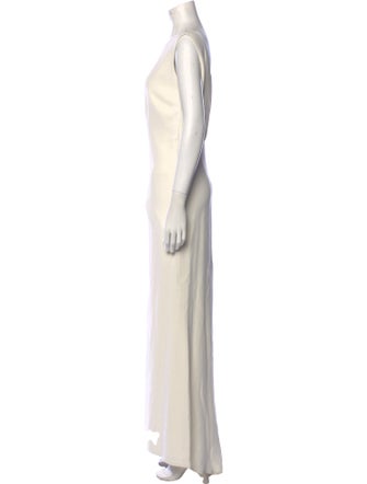 Safiyaa Bateau Neckline Long Dress