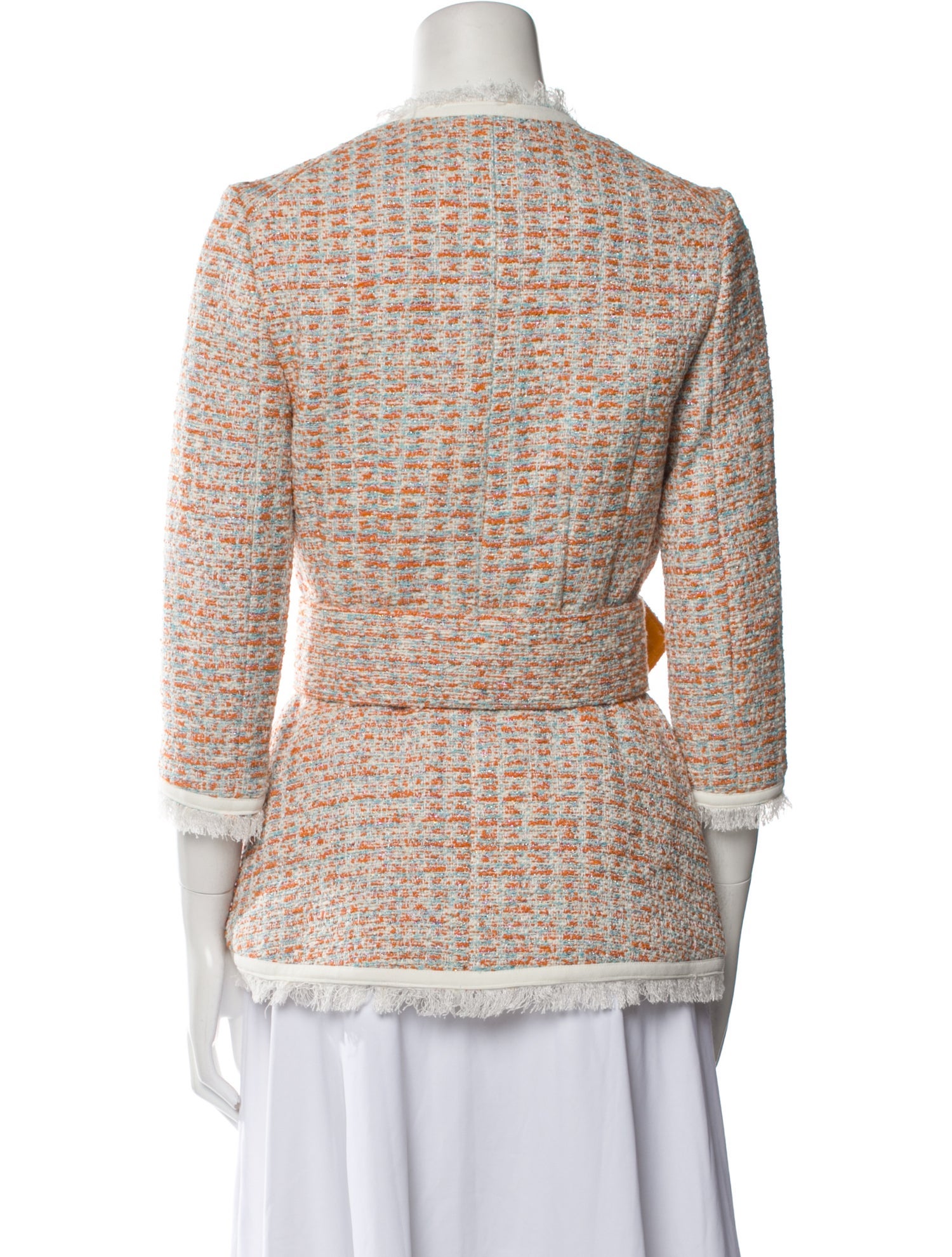 Safiyaa Tweed Pattern Jacket