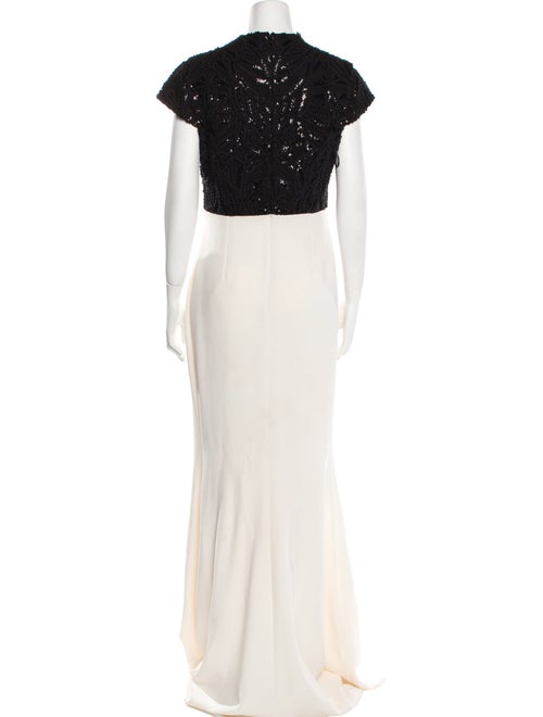 Safiyaa Scoop Neck Long Dress