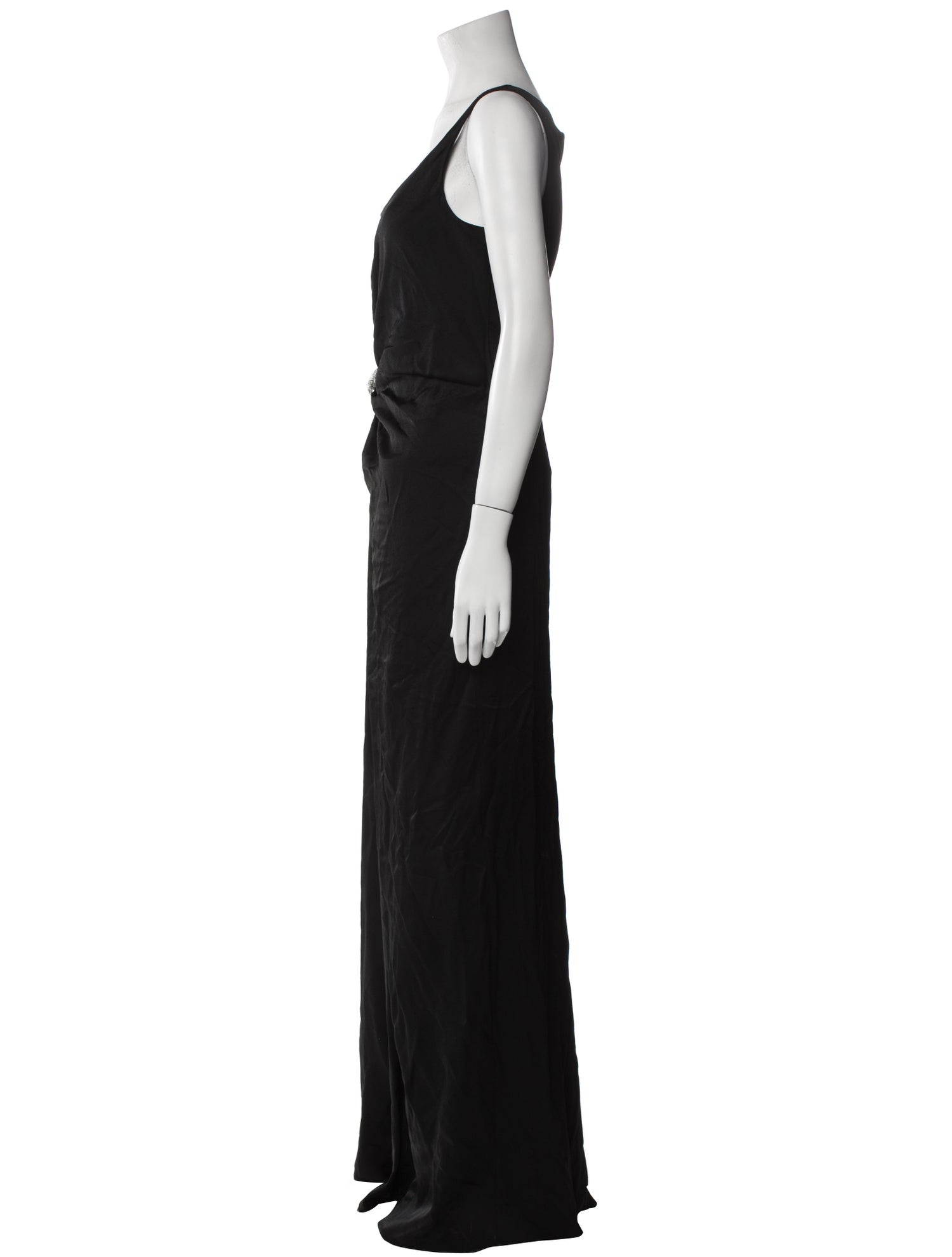 Safiyaa Scoop Neck Long Dress