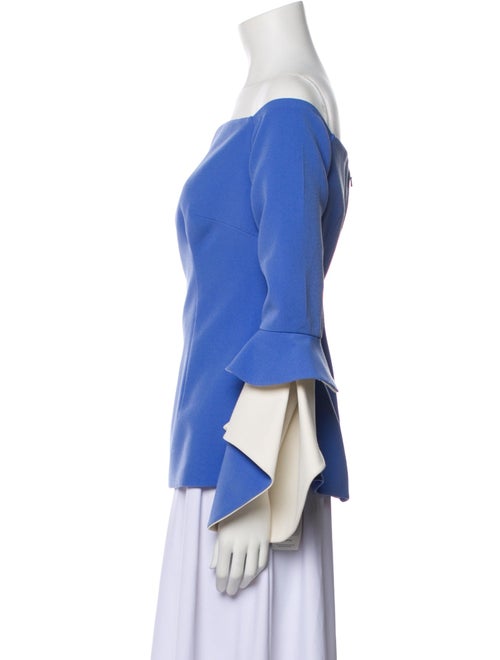 Safiyaa Off-The-Shoulder Long Sleeve Blouse