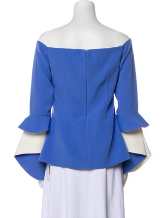 Safiyaa Off-The-Shoulder Long Sleeve Blouse