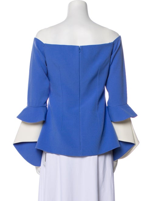 Safiyaa Off-The-Shoulder Long Sleeve Blouse