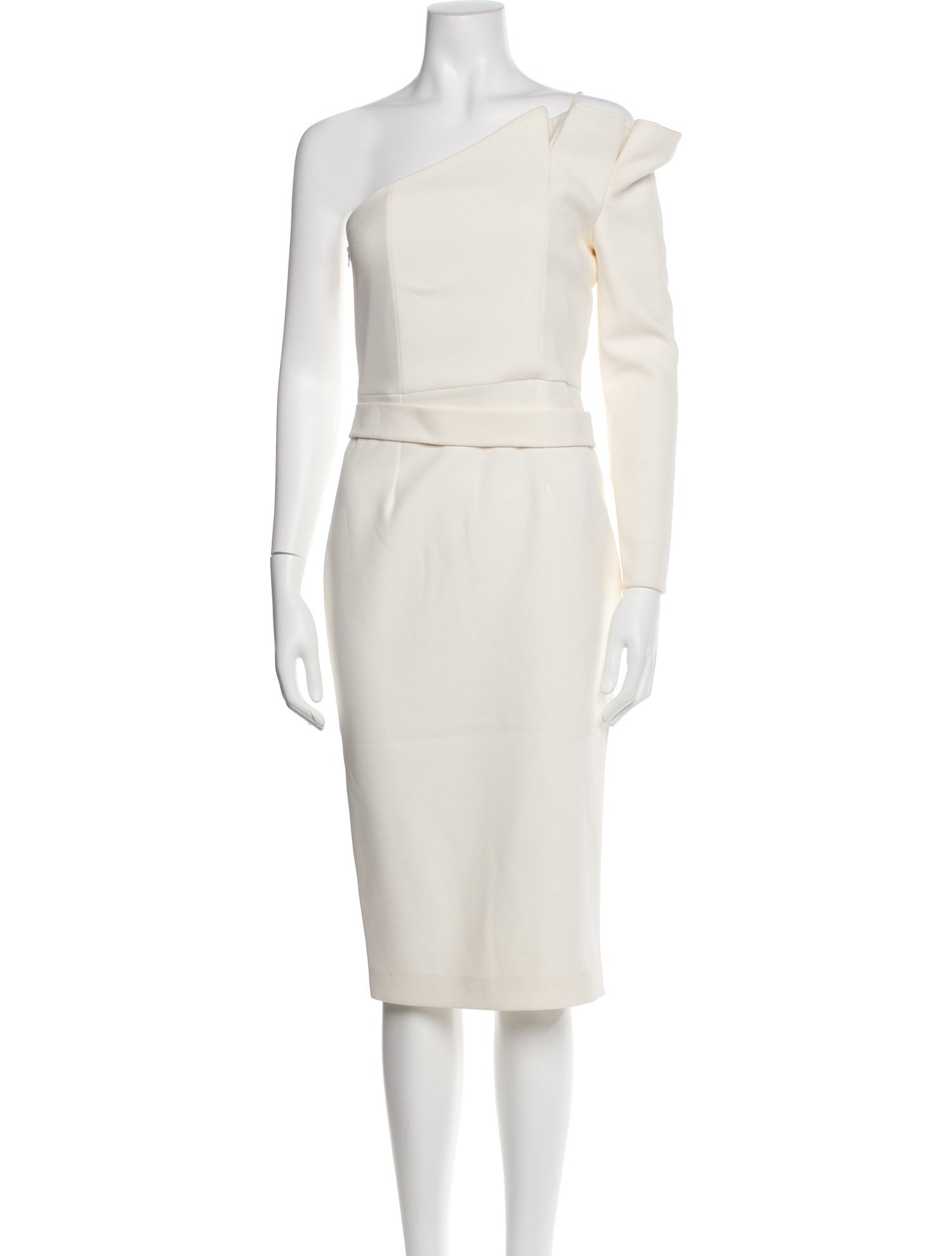 Safiyaa One-Shoulder Knee-Length Dress