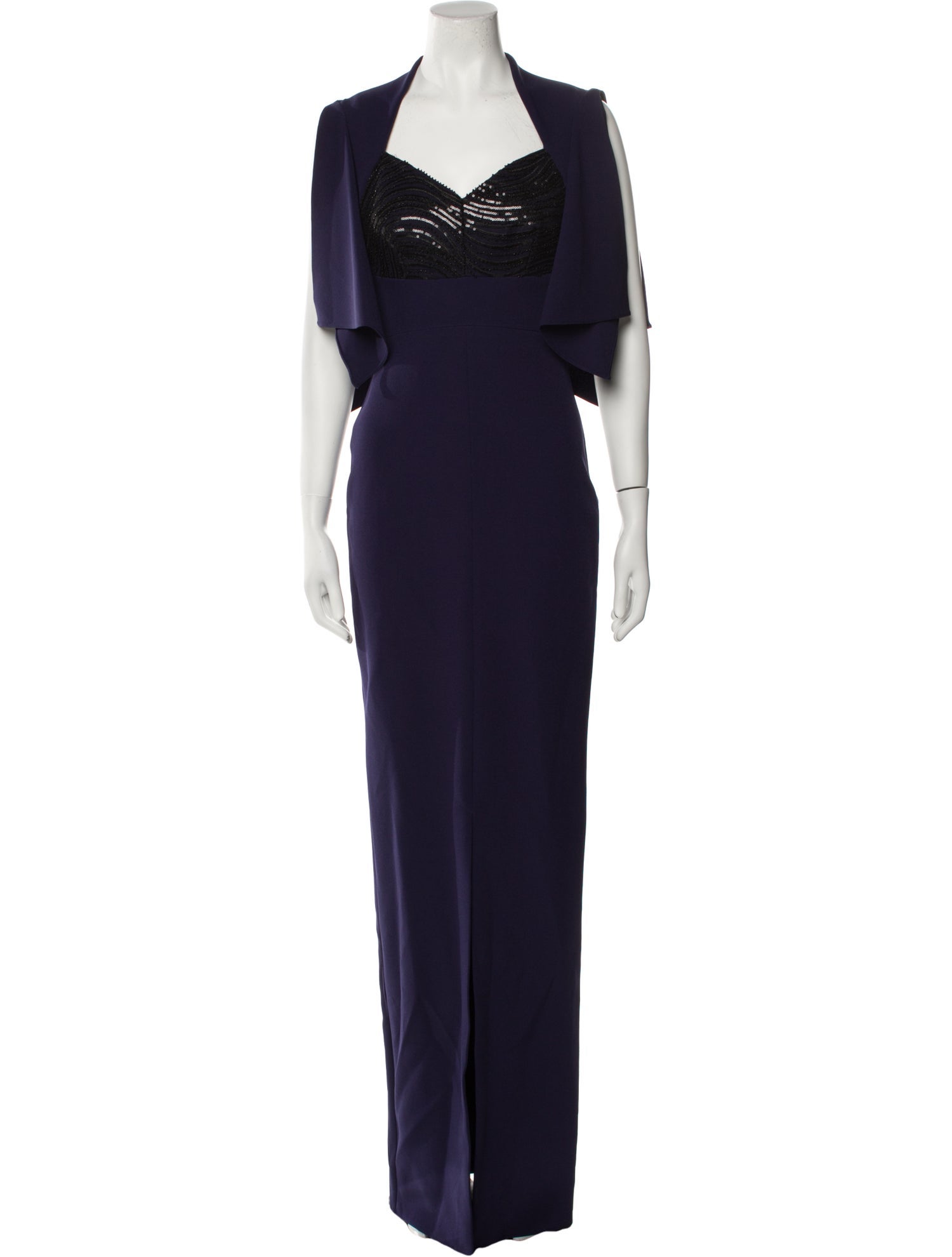 Safiyaa Cowl Neck Long Dress