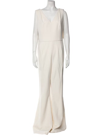 Safiyaa Plunge Neckline Jumpsuit