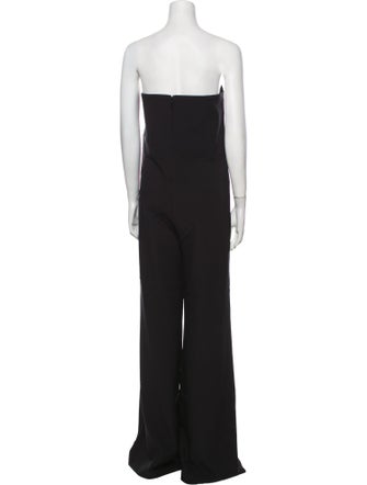 Safiyaa Colorblock Pattern Strapless Jumpsuit