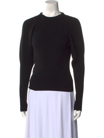 Safiyaa Knitwear Wool Crew Neck Sweater XS
