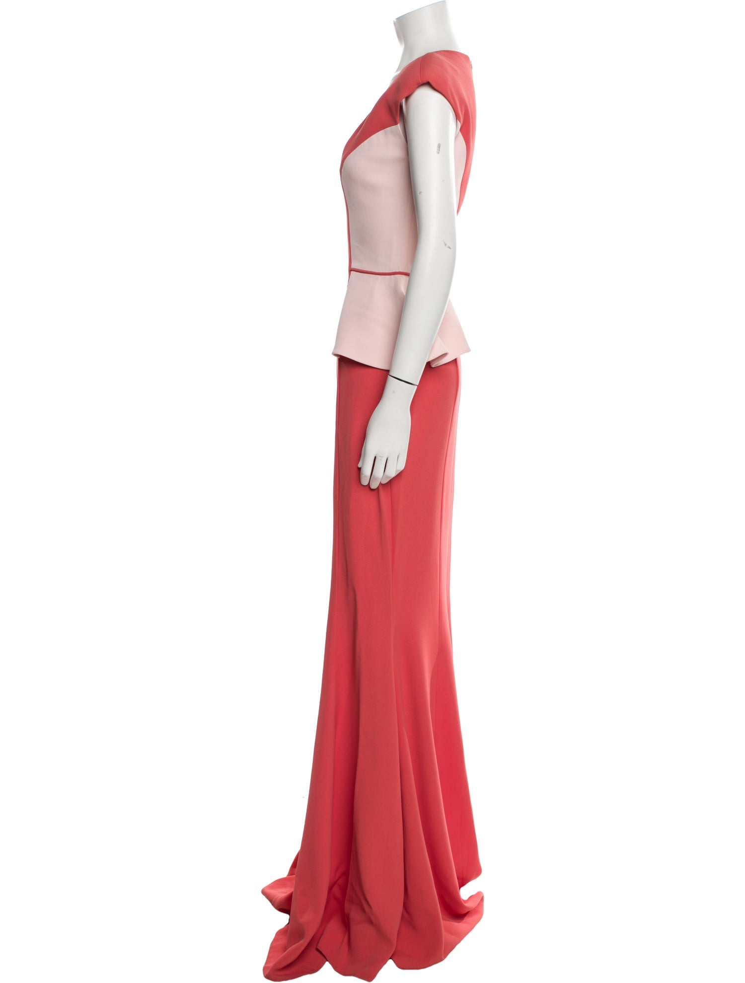 Safiyaa V-Neck Long Dress