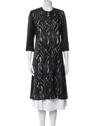 Safiyaa Coats Lace Pattern Coat M
