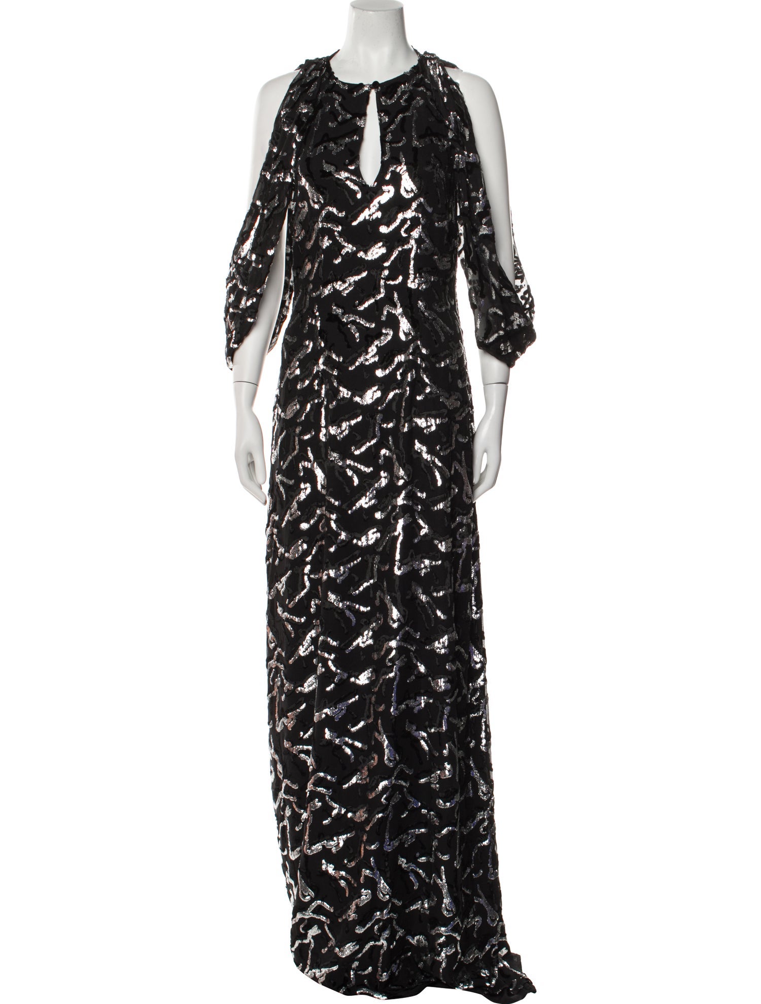 Safiyaa Printed Long Dress