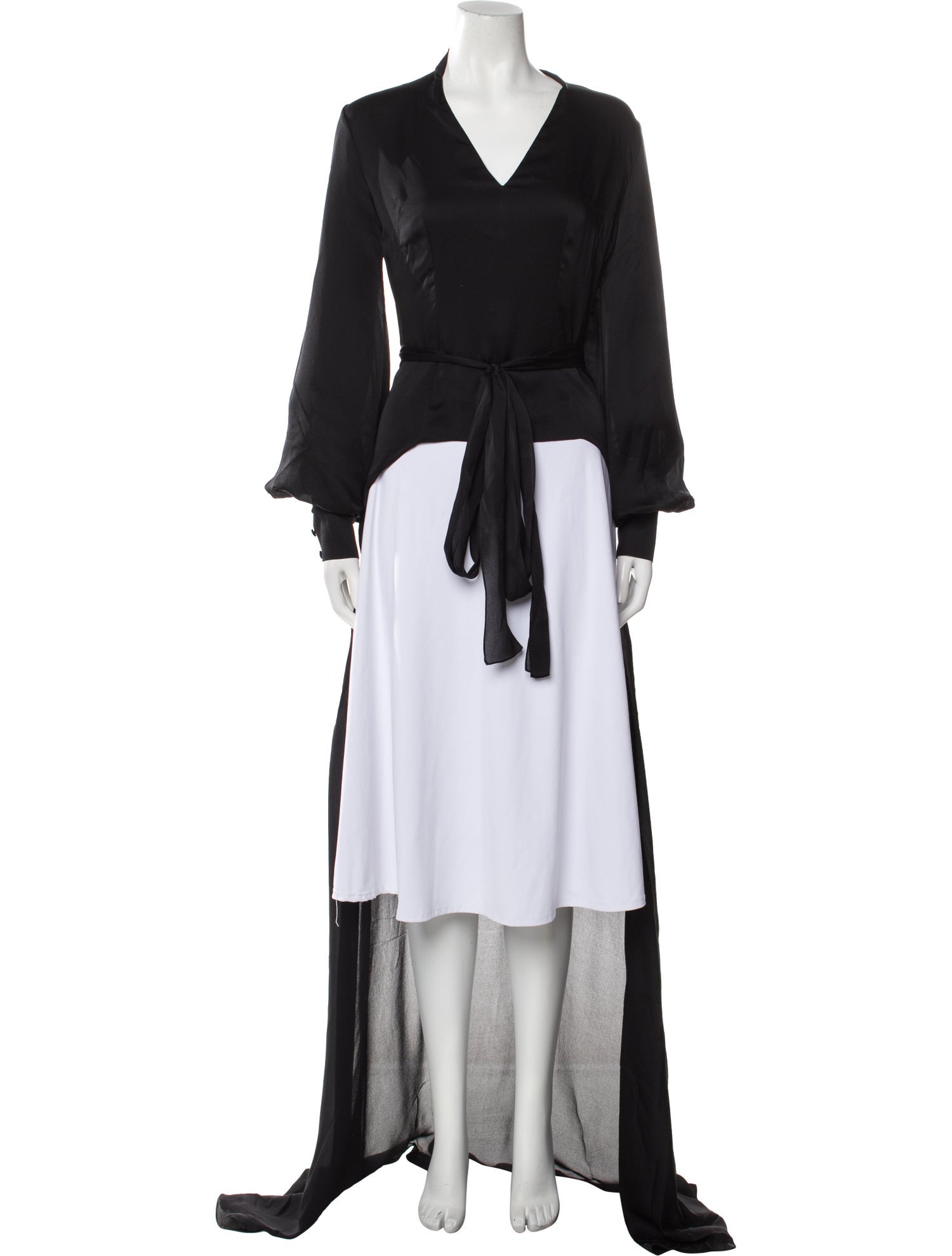 Safiyaa Silk V-Neck Blouse