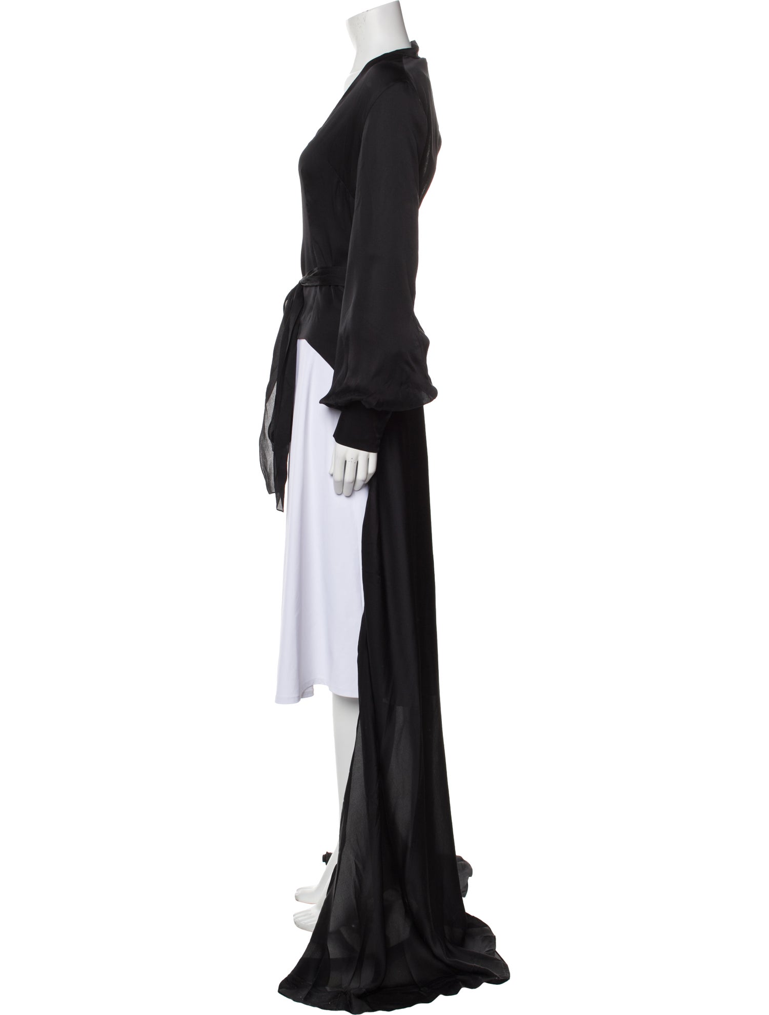 Safiyaa Silk V-Neck Blouse