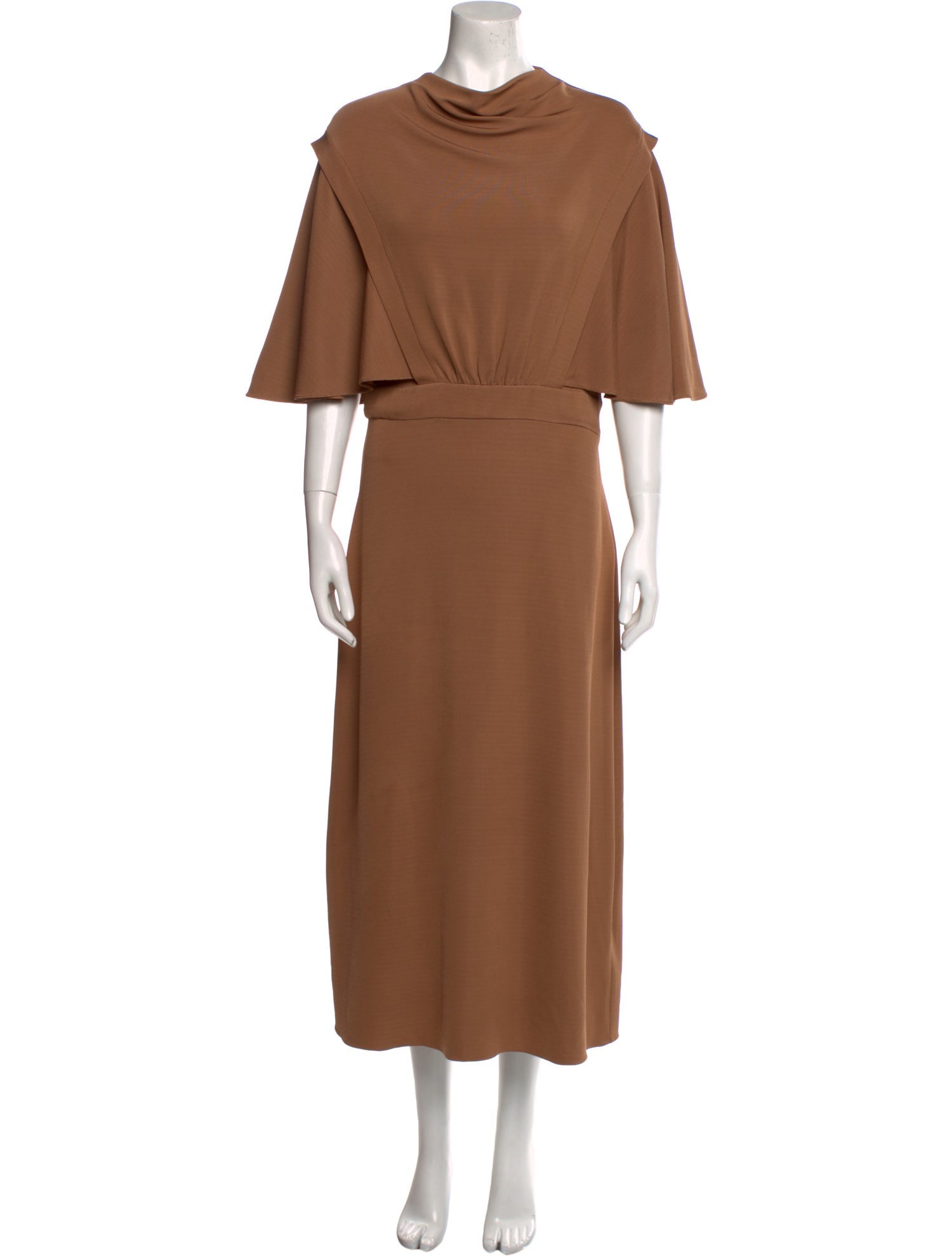 Safiyaa Cowl Neck Midi Length Dress