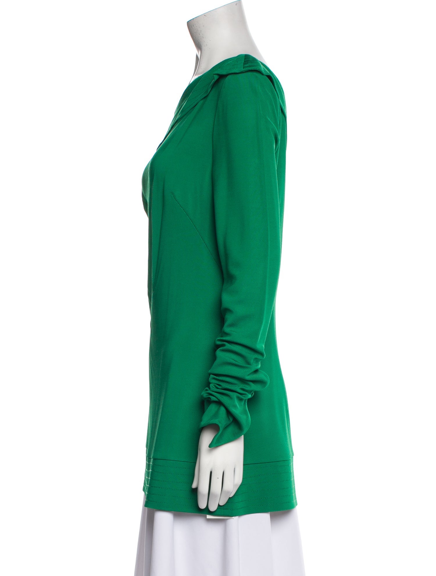Safiyaa One-Shoulder Long Sleeve Tunic