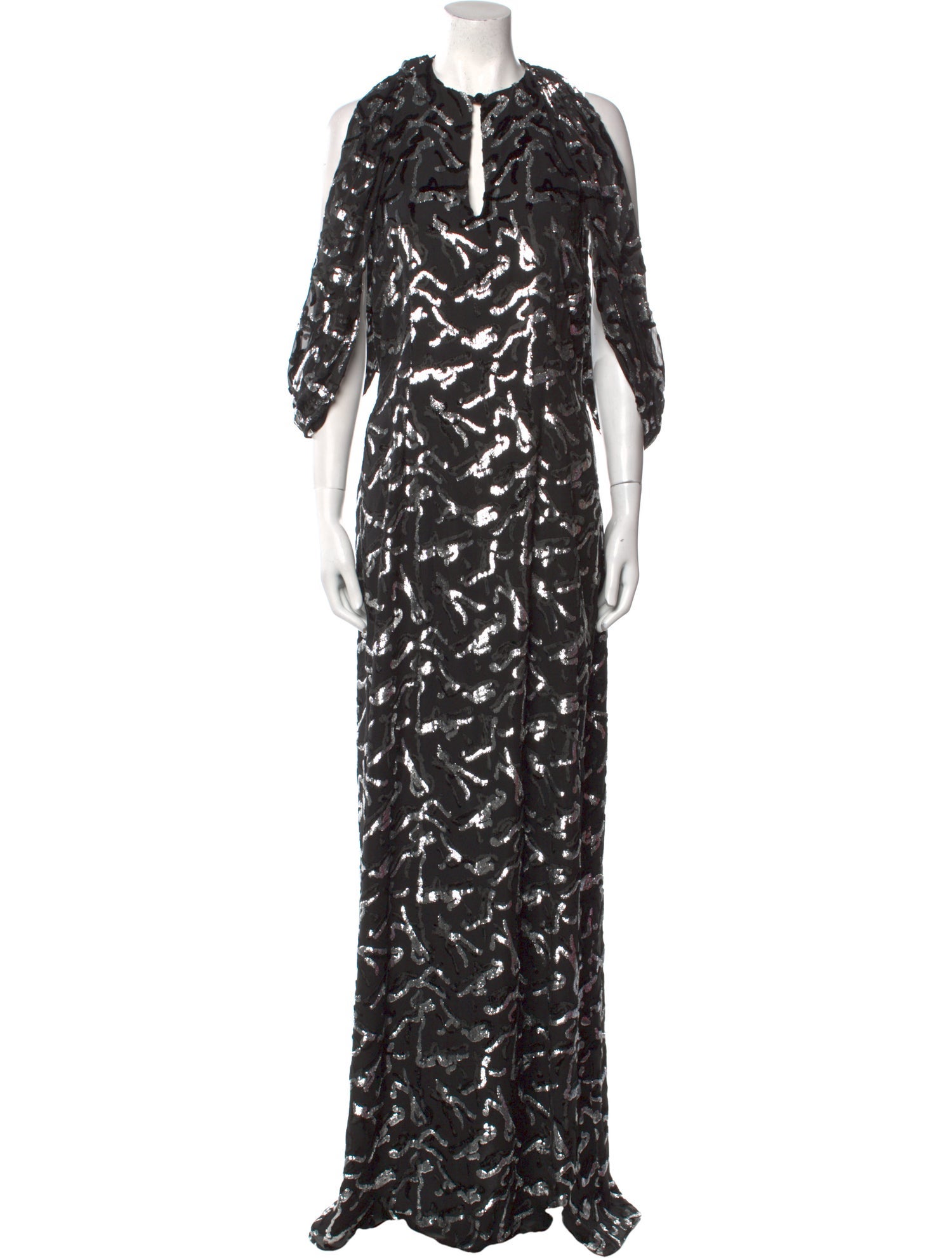 Safiyaa Printed Long Dress