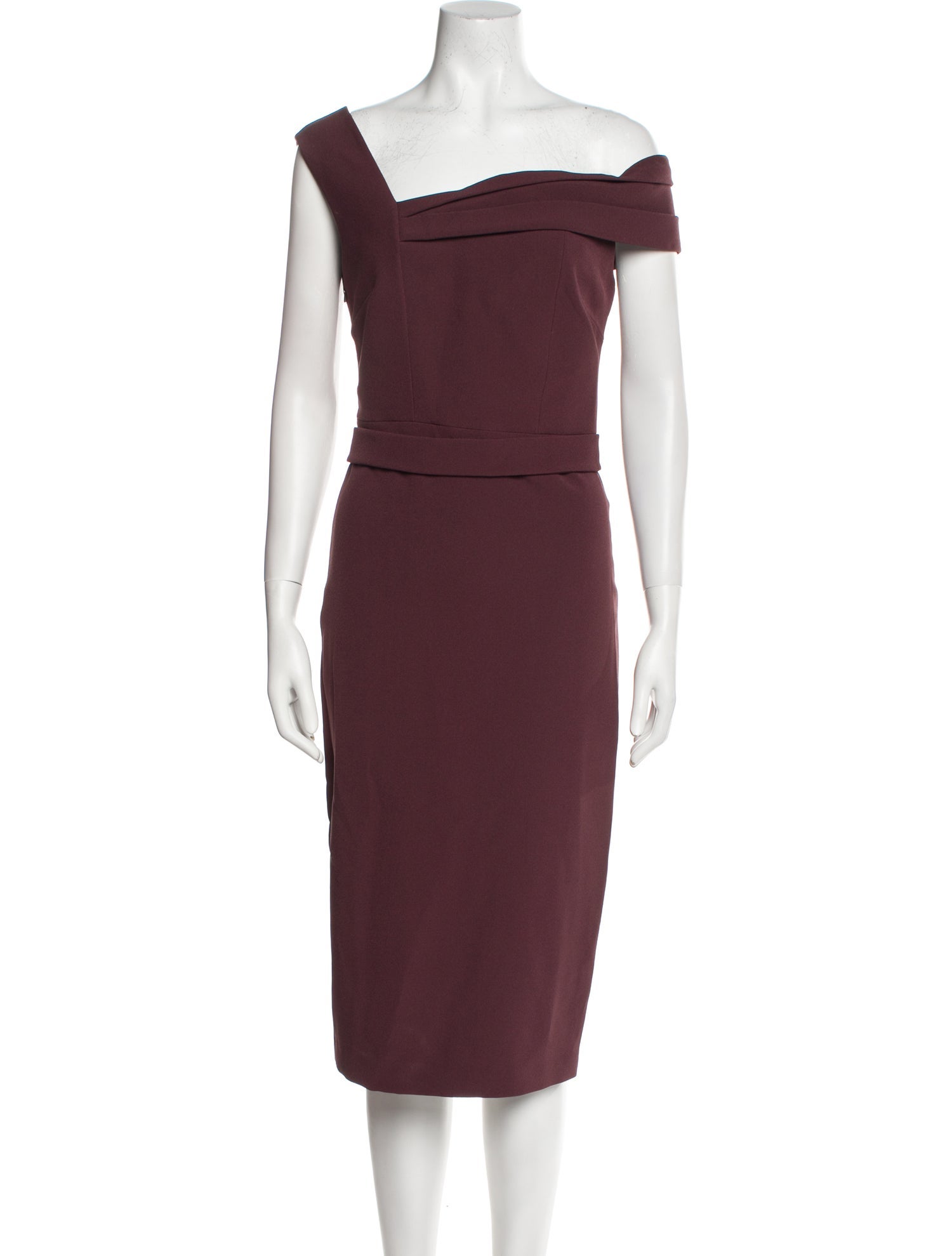 Safiyaa One-Shoulder Midi Length Dress