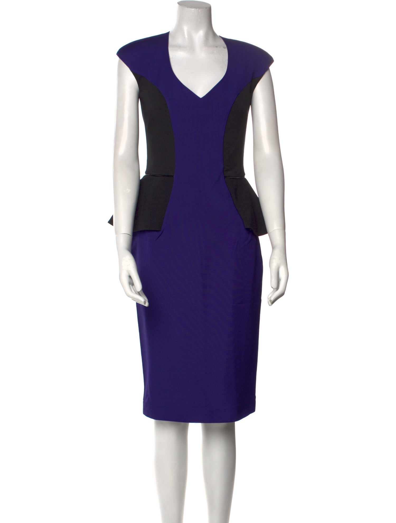 Safiyaa V-Neck Midi Length Dress