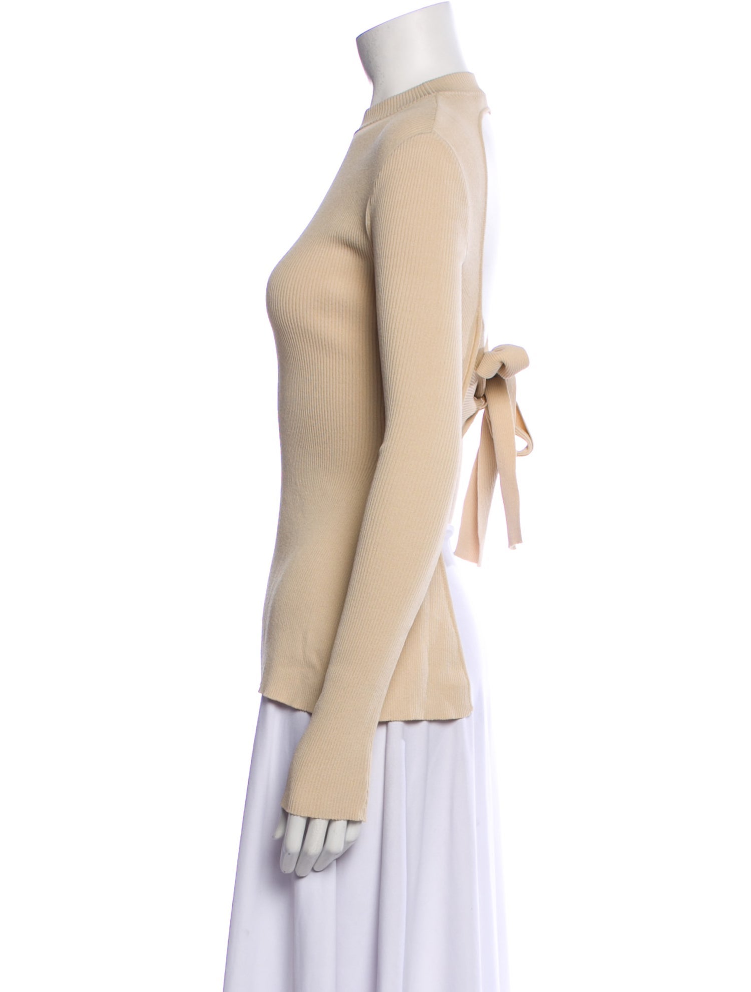 Safiyaa Mock Neck Long Sleeve Top