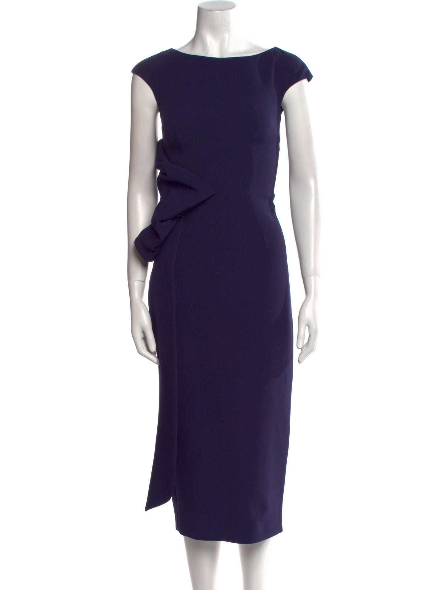 Safiyaa Bateau Neckline Midi Length Dress w/ Tags