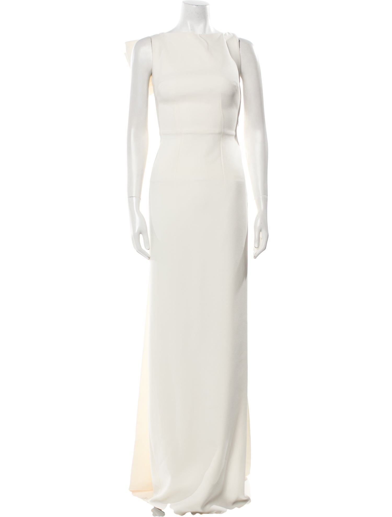 Safiyaa Bateau Neckline Long Dress