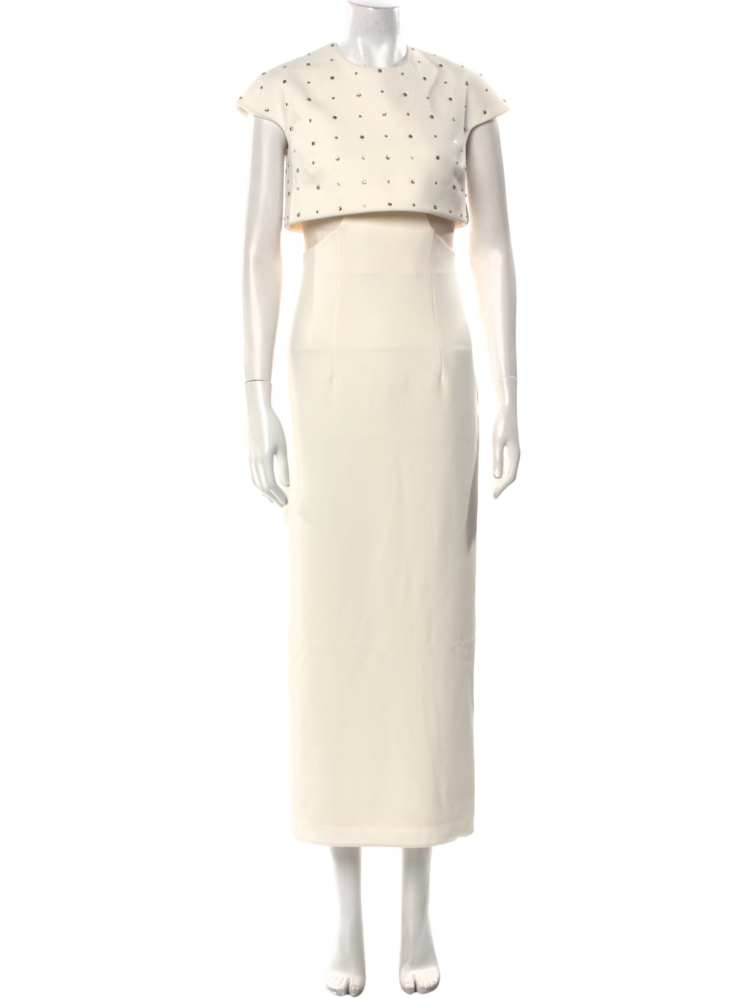 Safiyaa Crew Neck Long Dress