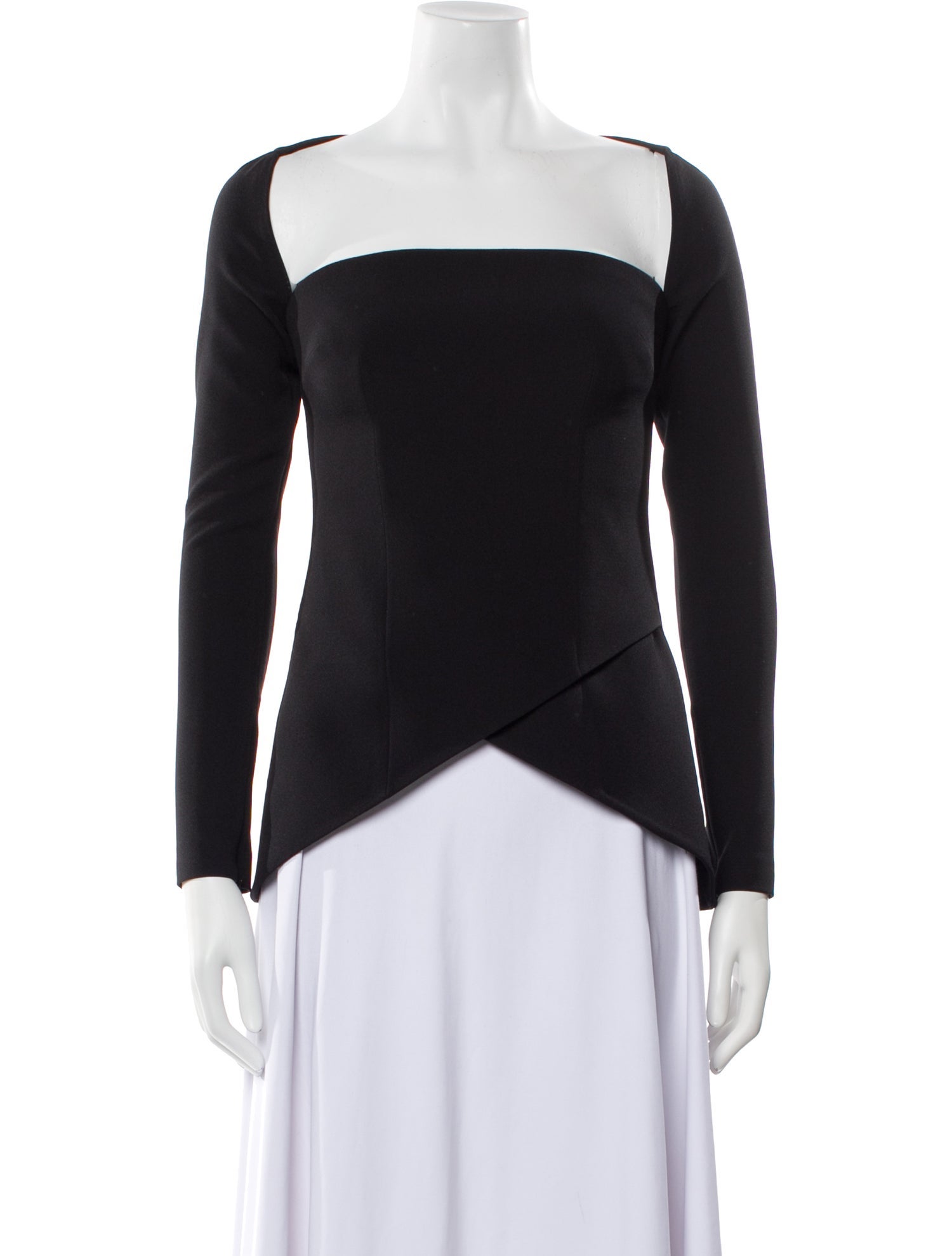 Safiyaa Square Neckline Long Sleeve Top w/ Tags