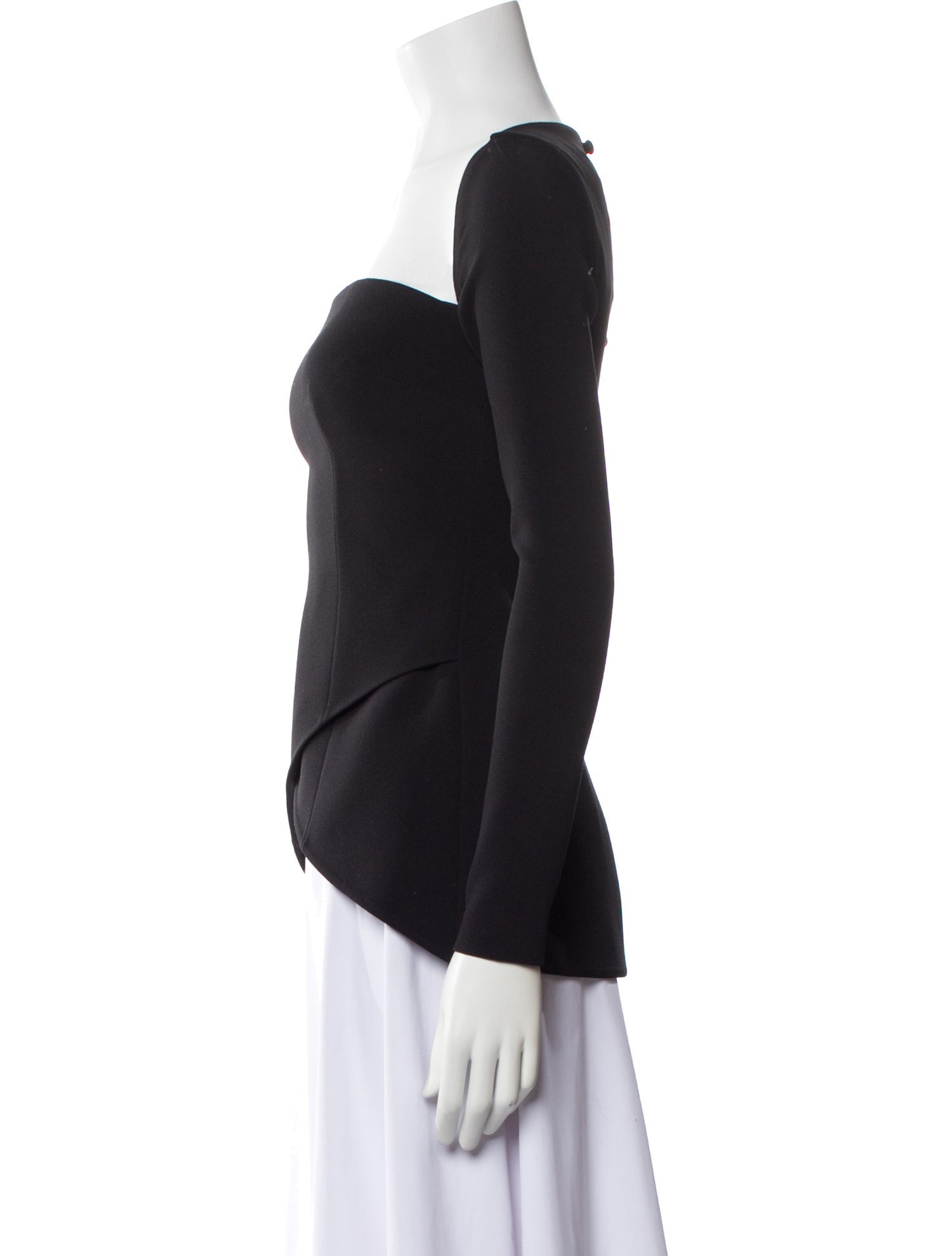 Safiyaa Square Neckline Long Sleeve Top w/ Tags