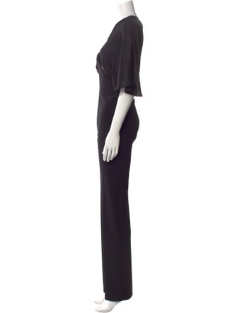 Safiyaa V-Neck Jumpsuit