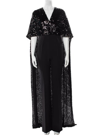 Safiyaa V-Neck Jumpsuit