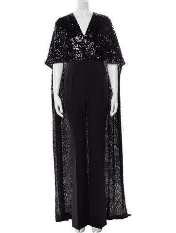 Safiyaa Jumpsuits and Rompers V-Neck Jumpsuit S