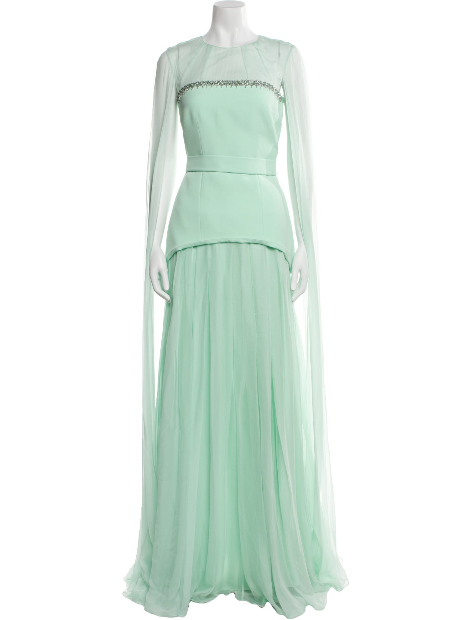 Safiyaa Crew Neck Long Dress w/ Tags