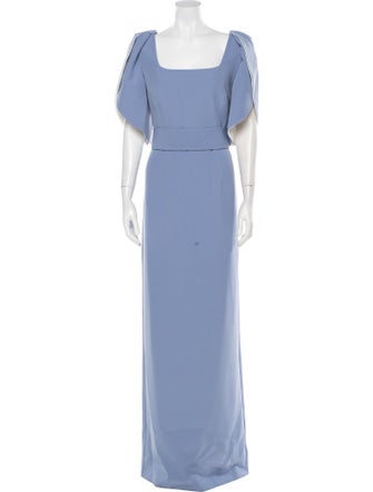 Safiyaa Square Neckline Long Dress w/ Tags