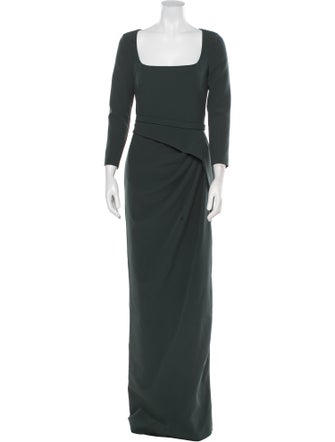 Safiyaa Square Neckline Long Dress
