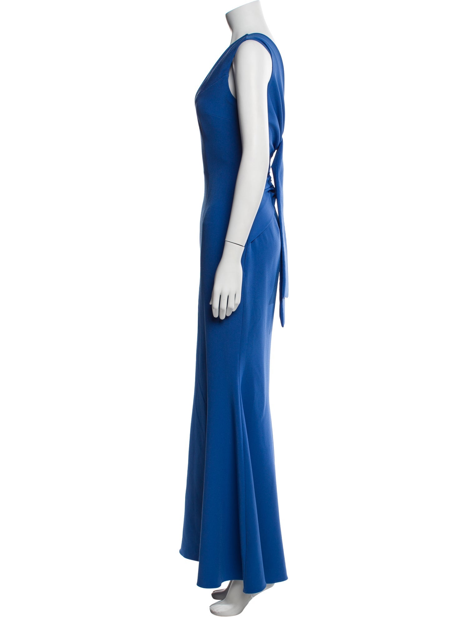 Safiyaa V-Neck Long Dress