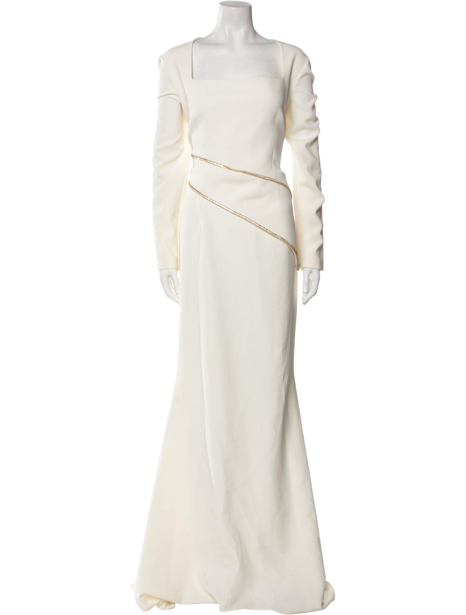 Safiyaa Square Neckline Long Dress