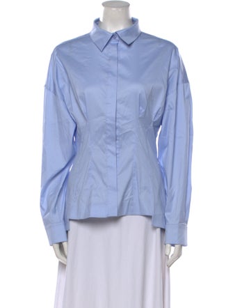 Safiyaa Long Sleeve Button-Up Top