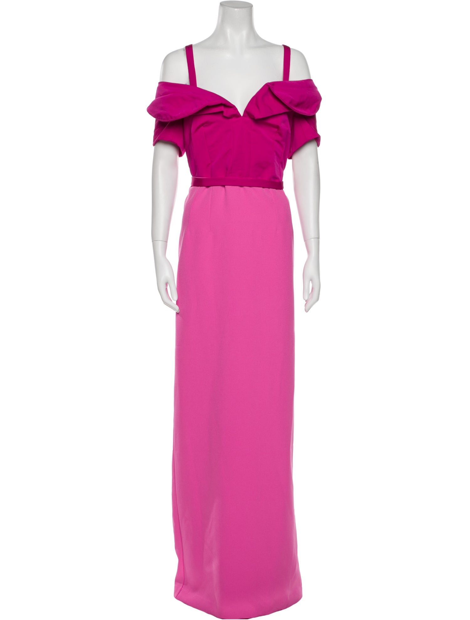 Safiyaa V-Neck Long Dress