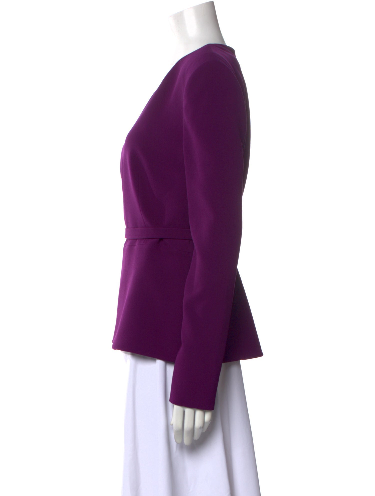 Safiyaa One-Shoulder Long Sleeve Blouse