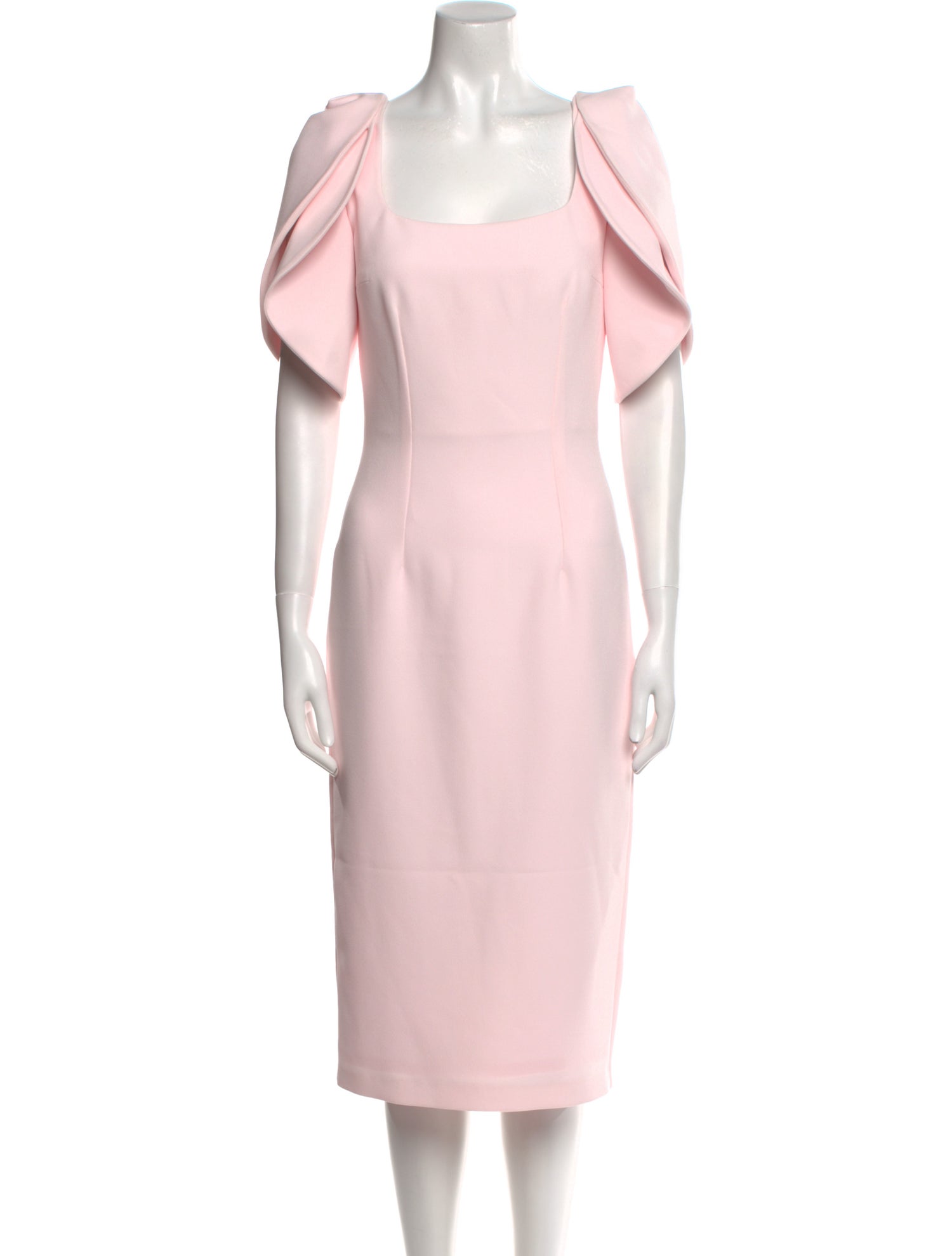 Safiyaa Square Neckline Midi Length Dress